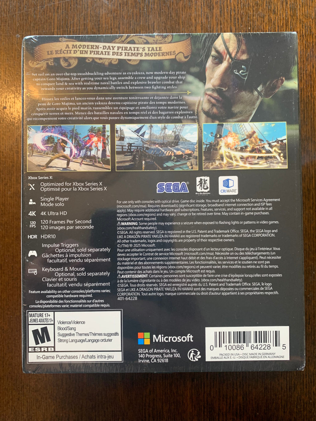 Like a Dragon: Pirate Yakuza in Hawaii: Collector's Edition  Xbox Series X NEW