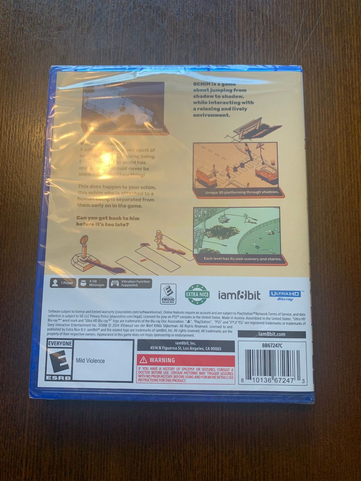 SCHiM PS5 PlayStation 5 Sony US ESRP iam8bit Brand New Factory Sealed