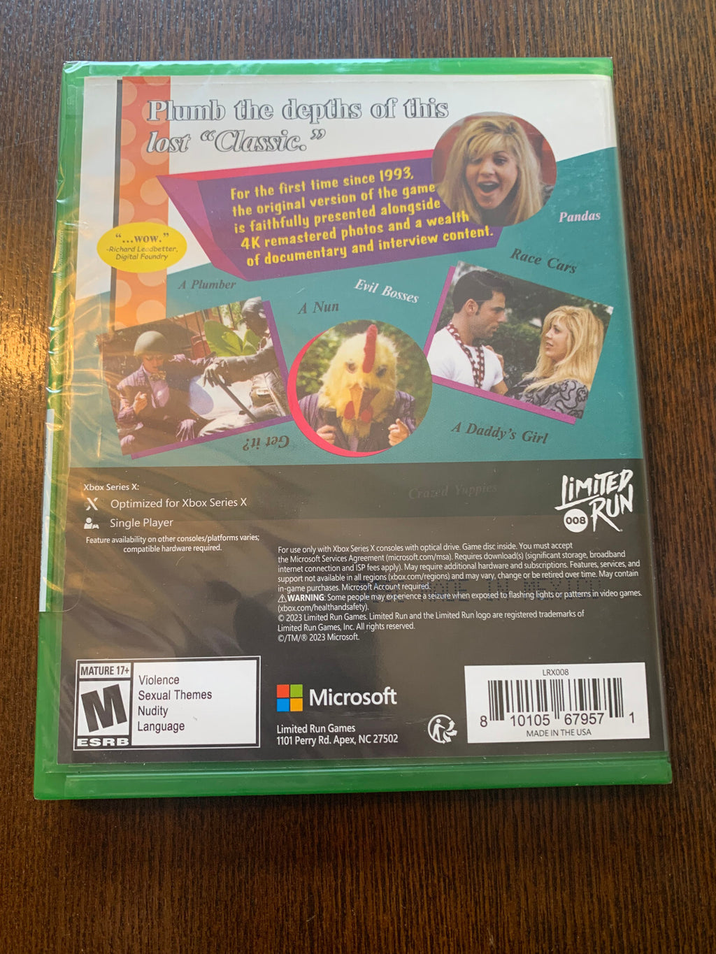 Xbox Limited Run #8 Plumbers Don’t Wear Ties Definitive Edition Variant Cover