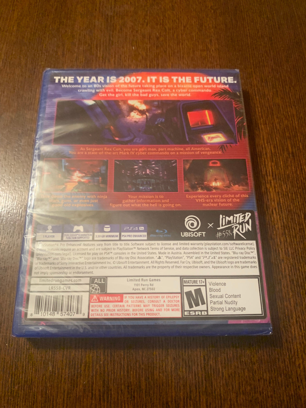 Limited Run #558 Far Cry 3: Blood Dragon PS4 Playstation 4 Brand New