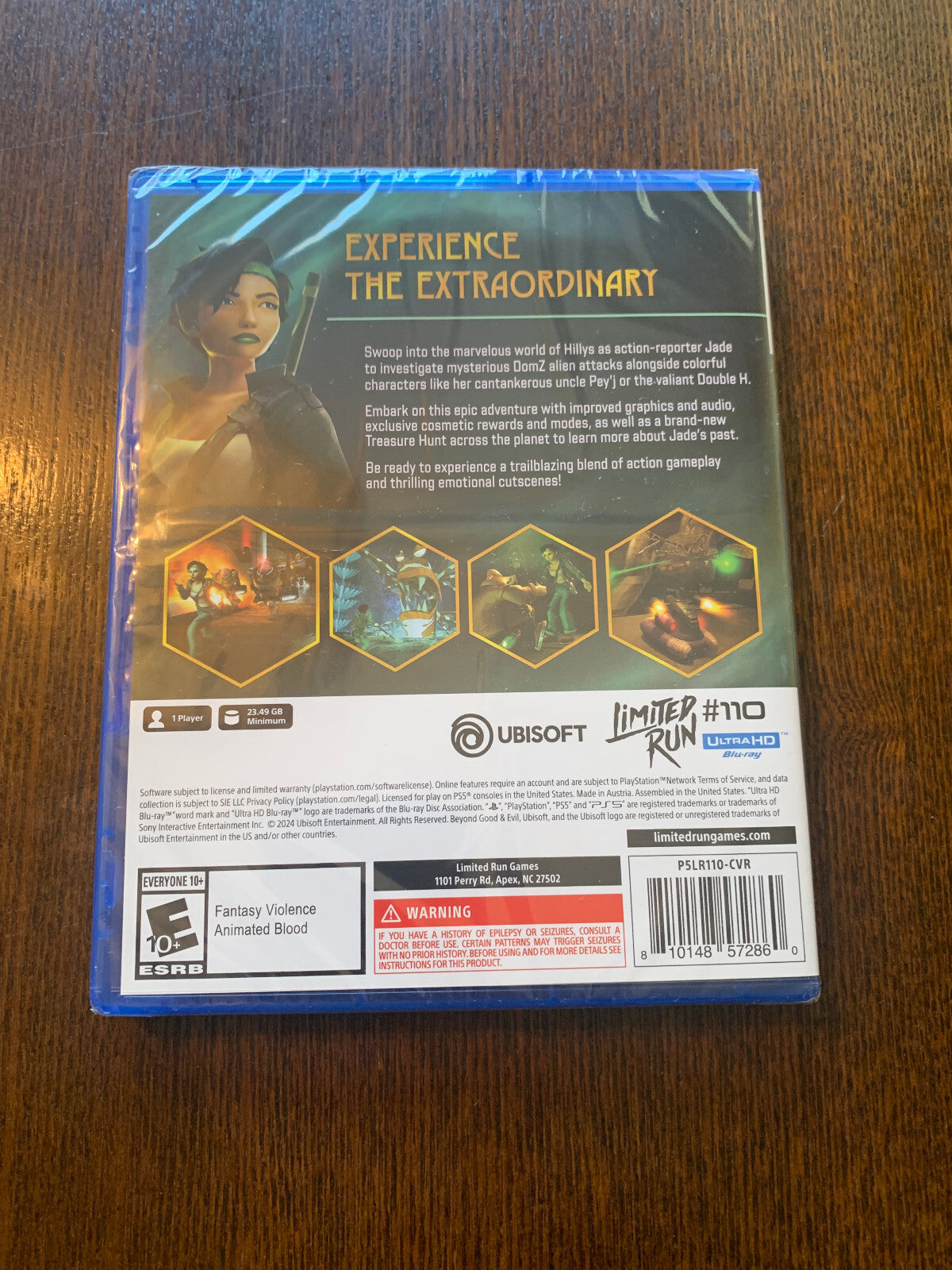 Beyond Good and Evil PS5 20th Anniversary Edition Playstation 5 Limited Run #110