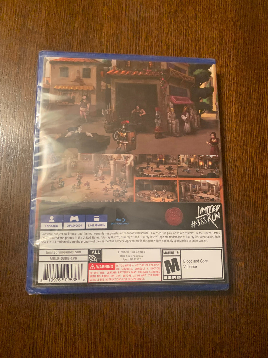 Limited Run Games #388 Story of a Gladiator PS4 PlayStation 4 Brand New Sealed