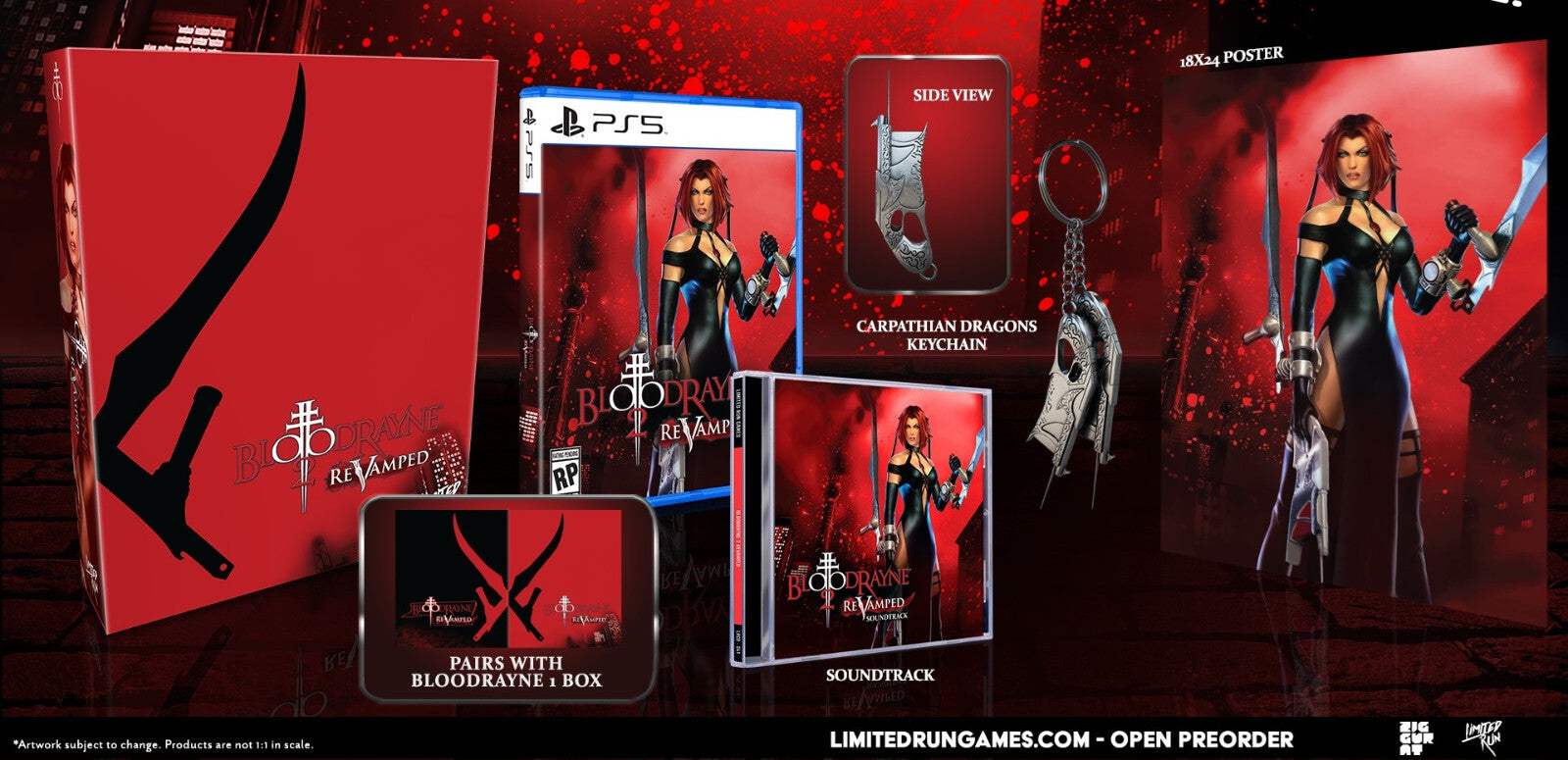 Bloodrayne 2 Revamped Collector's Edition PS5 Limited Run #16 Playstation 5 New
