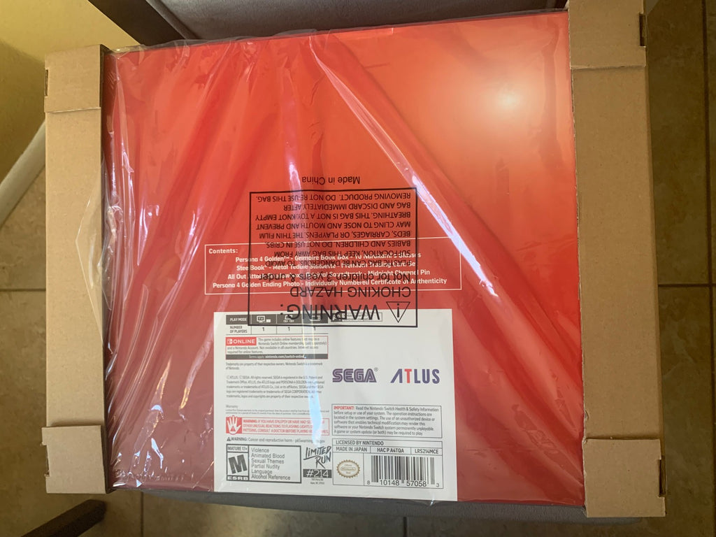 Limited Run #214: Persona 4 Golden Midnight Channel Edition Nintendo Switch New