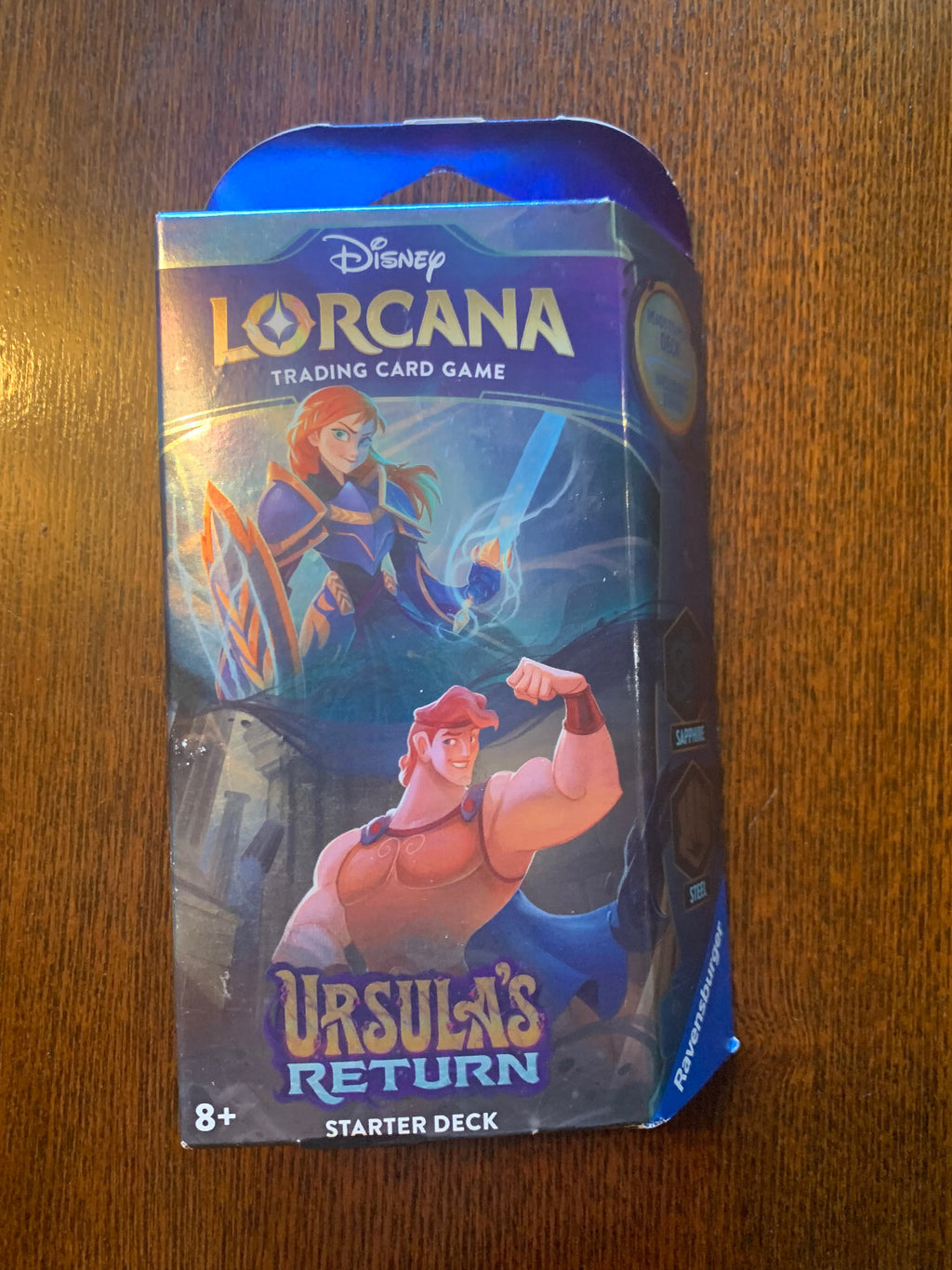 Disney Lorcana TCG Ursula's Return Sealed Starter Deck Sapphire & Steel NEW