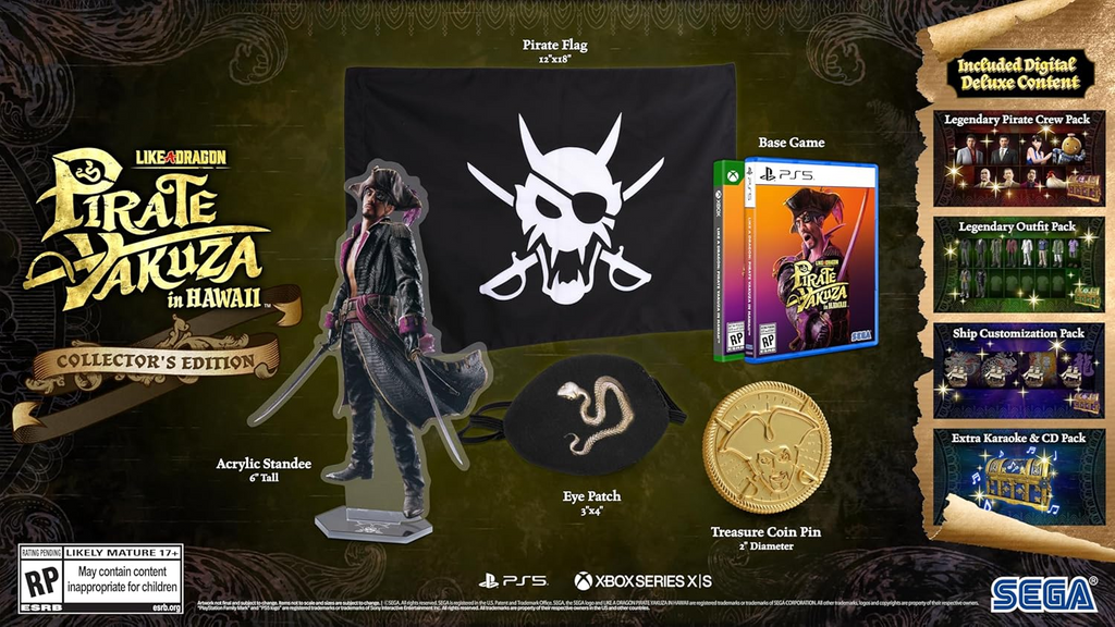Like a Dragon: Pirate Yakuza in Hawaii: Collector's Edition  Xbox Series X NEW