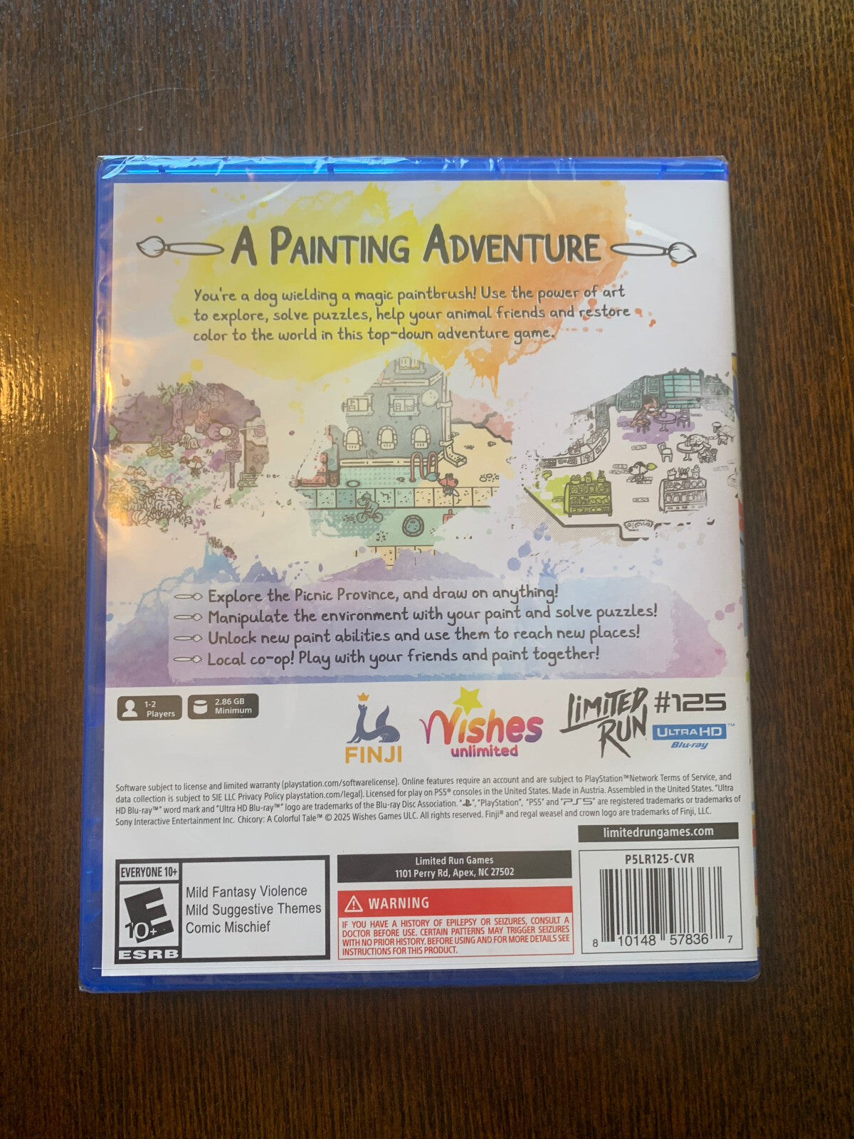 Limited Run #125 Chicory: A Colorful Tale Standard Edition Playstation 5 PS5 New