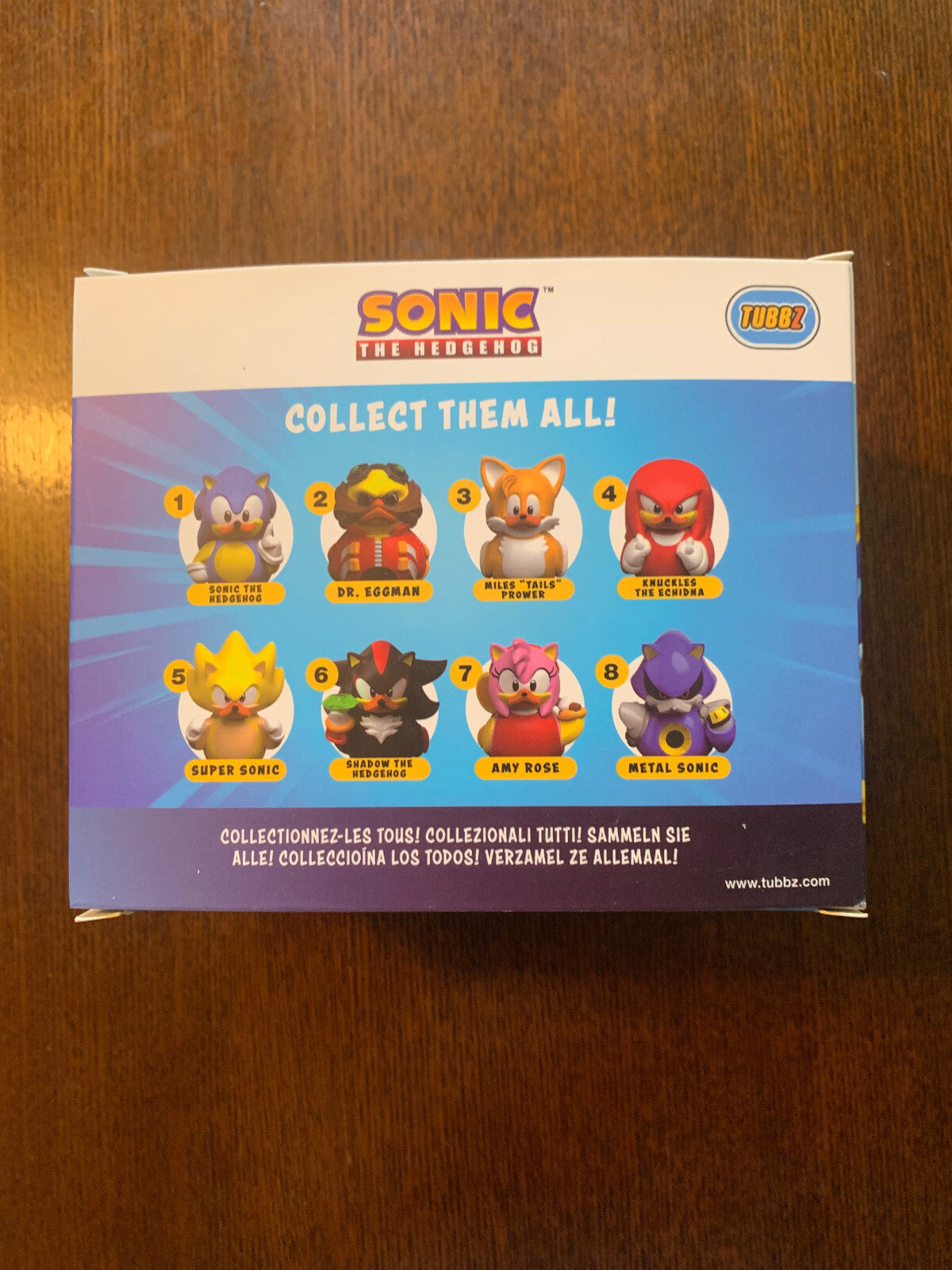 TUBBZ Boxed Sonic the Hedgehog Knuckles Collectible Duck Figure JEEP NEW Sealed