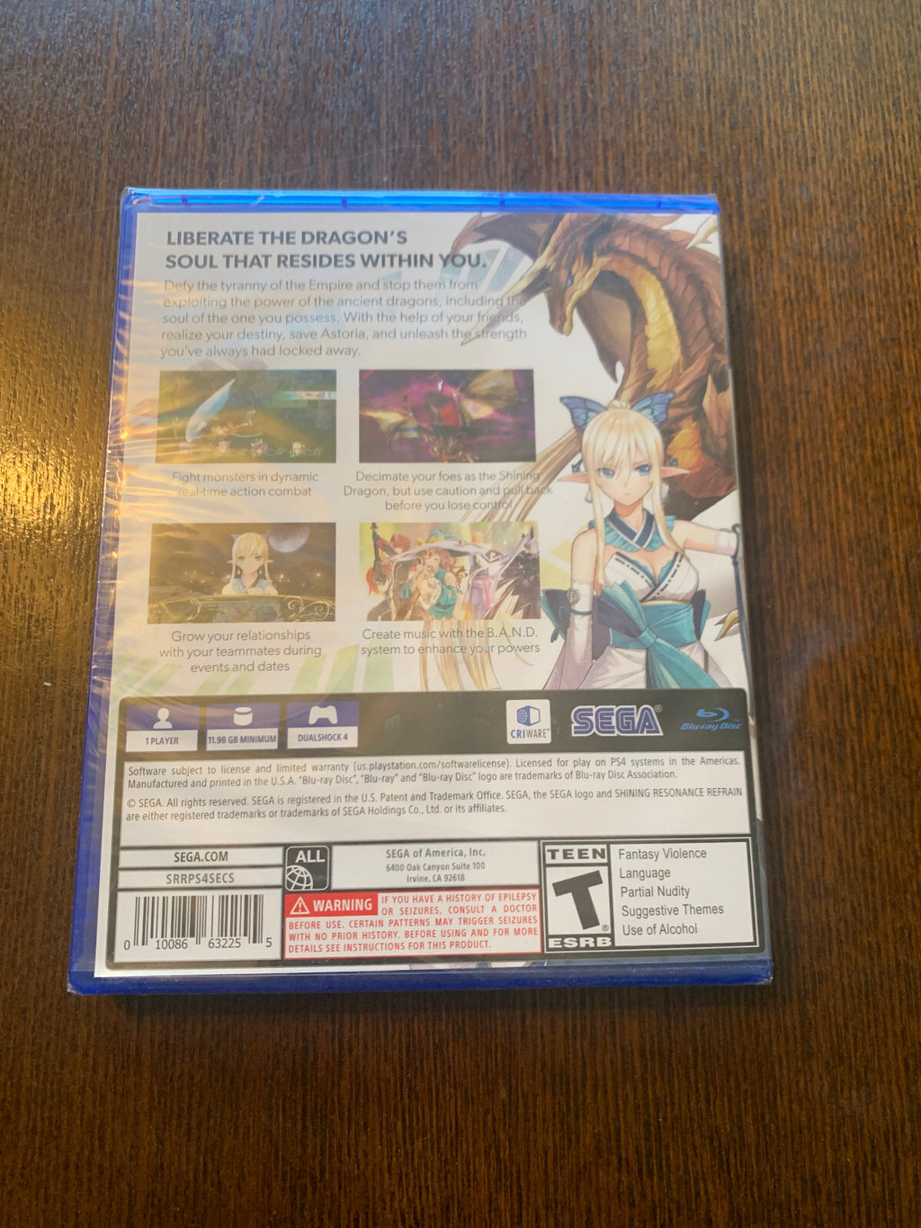 Shining Resonance Refrain - PlayStation 4 PS4 Brand New Factory Sealed