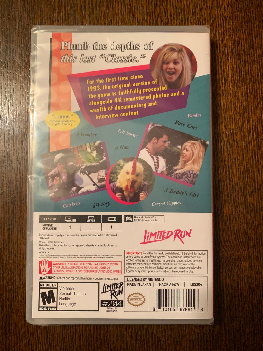 Limited Run #204 Plumbers Dont Wear Ties Definitive Edition Switch Variant Cover