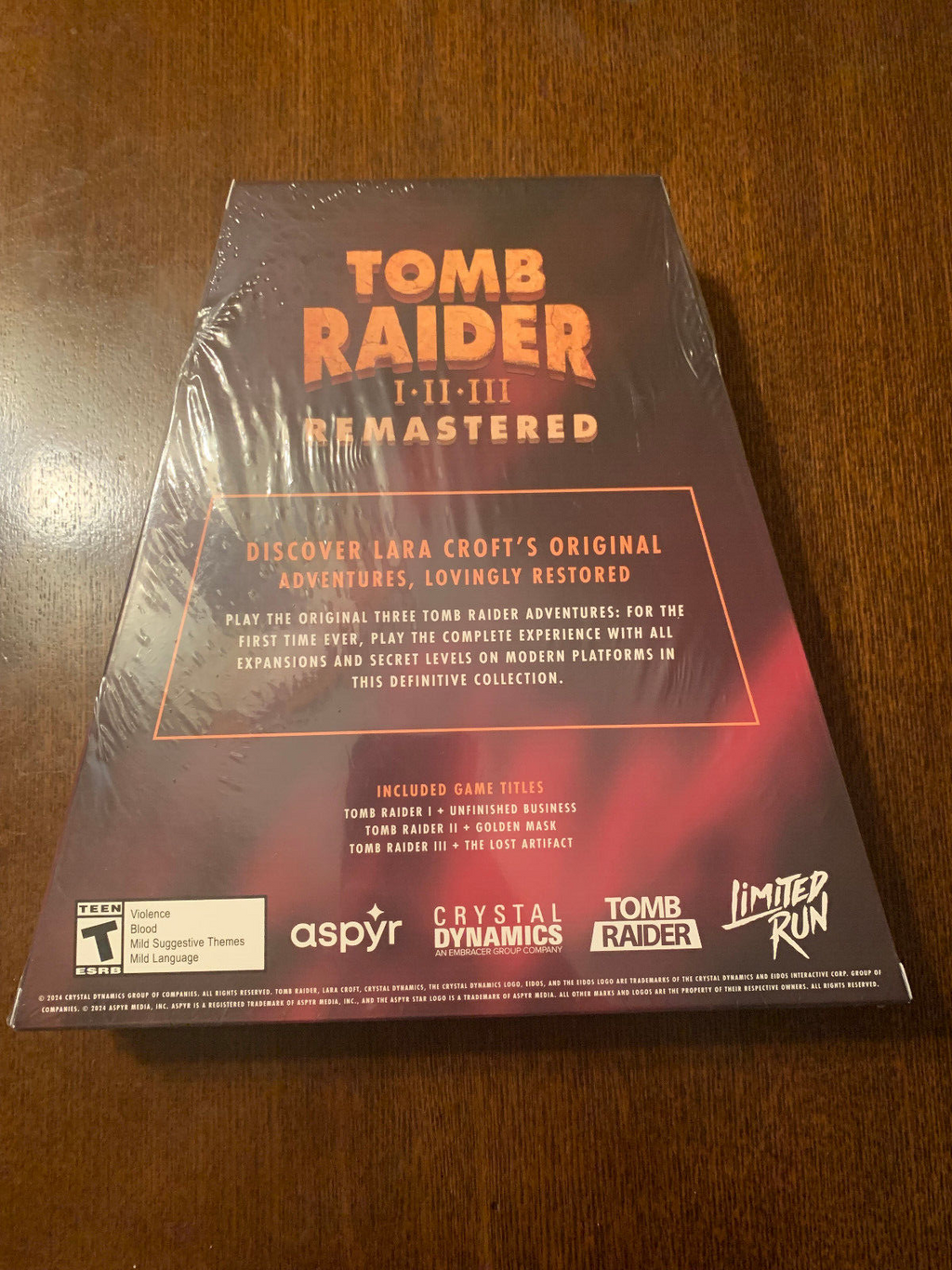 Tomb Raider I-III Remastered Convention Exclusive TR2 Cover PS5 Playstation New