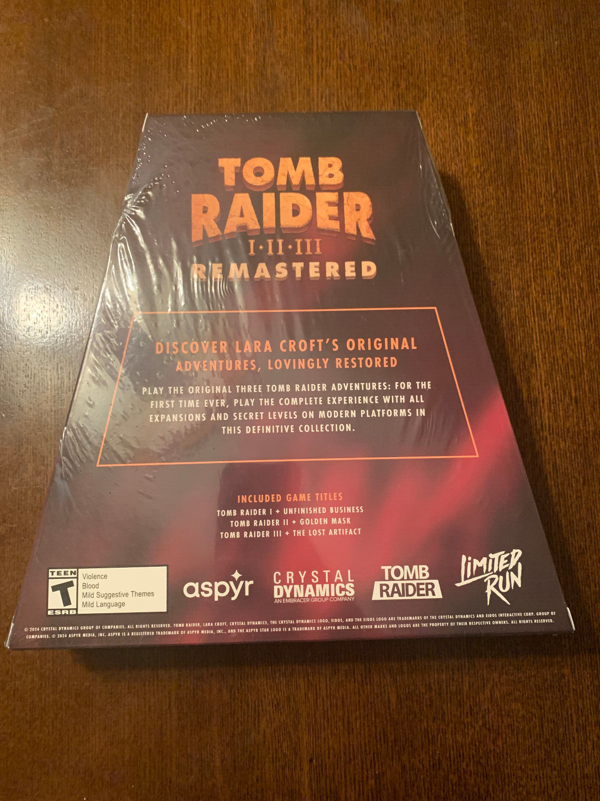 Tomb Raider I-III Remastered Convention Exclusive TR2 Cover PS5 Playstation New