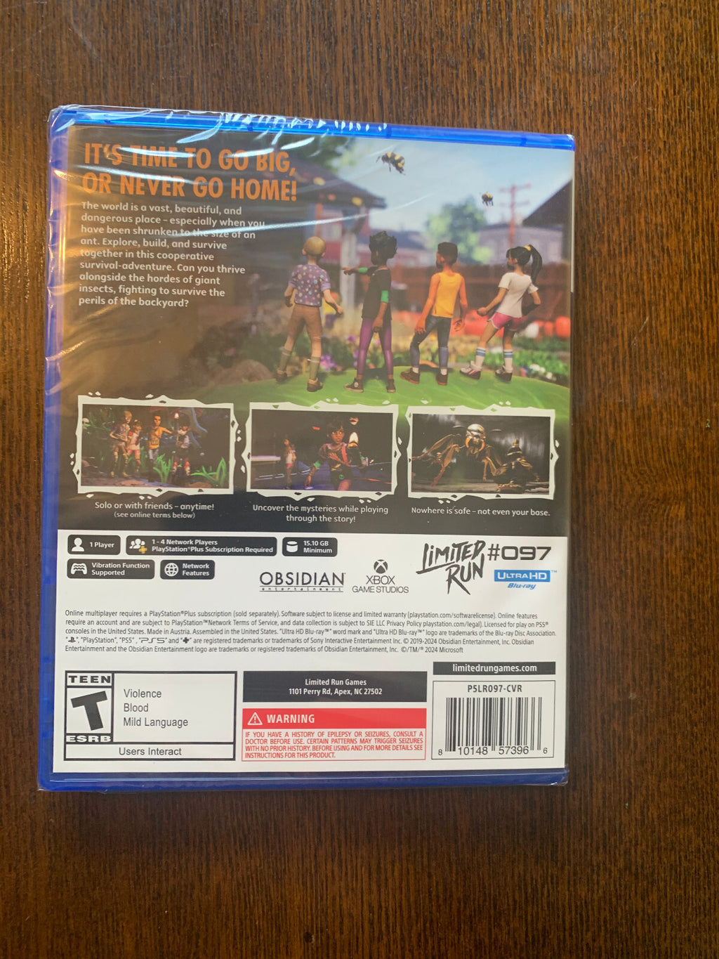 PS5 Limited Run #97: Grounded Fully Yoked Edition Playstation 5 Brand New Sealed