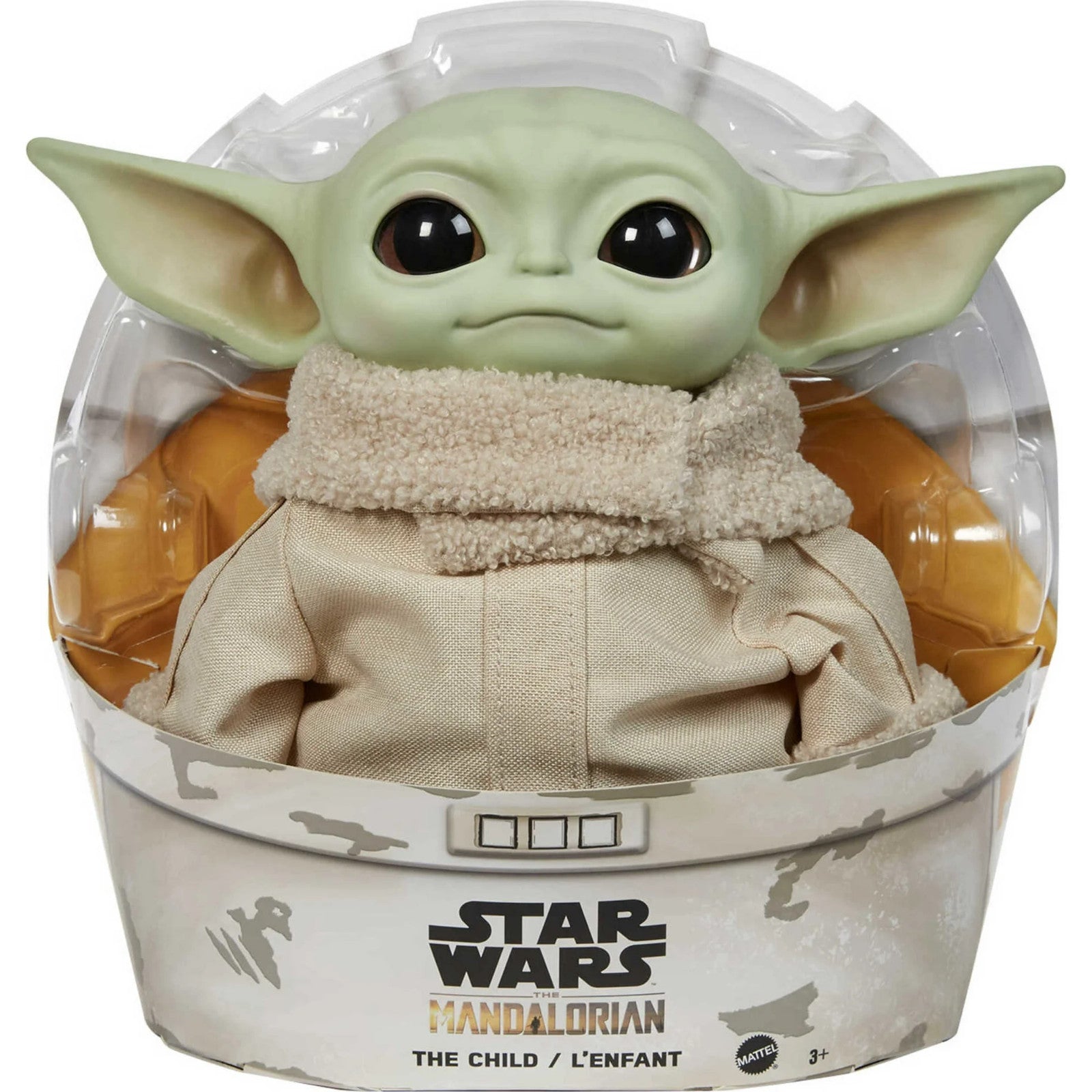 Mattel Disney Star Wars The Mandalorian The Child Baby Yoda 11" Soft Body Toy