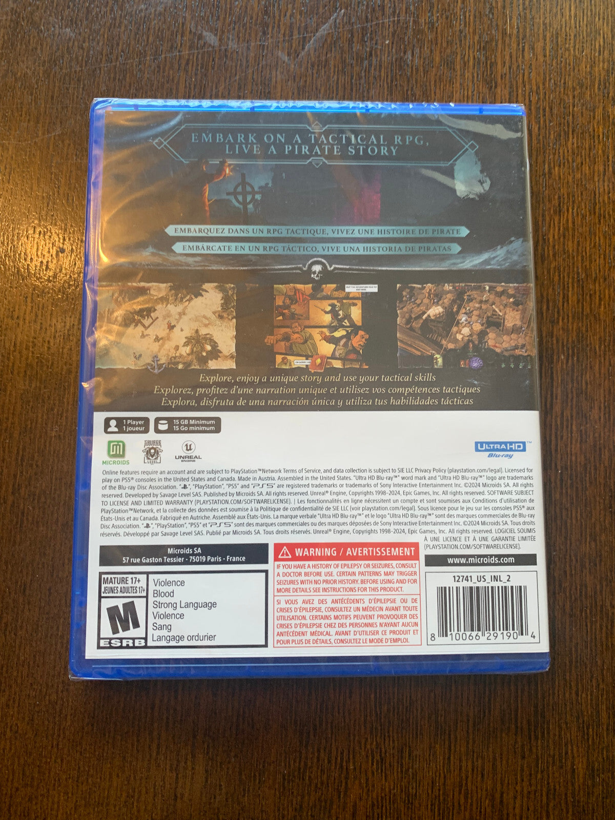 Flint: Treasure of Oblivion PS5 Playstation 5 Brand New Sealed