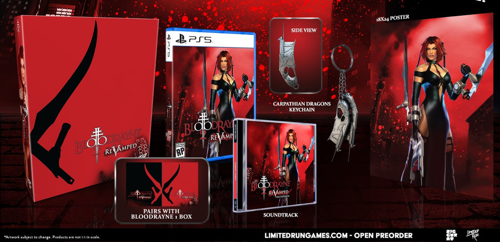Bloodrayne 2 Revamped Collector's Edition PS5 Limited Run #16 Playstation 5 New