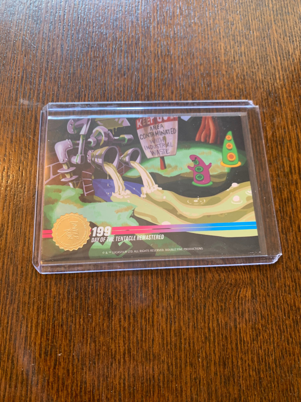 Limited Run Trading Cards Series 3 Gold #199 Day of the Tentacle Remastered Card