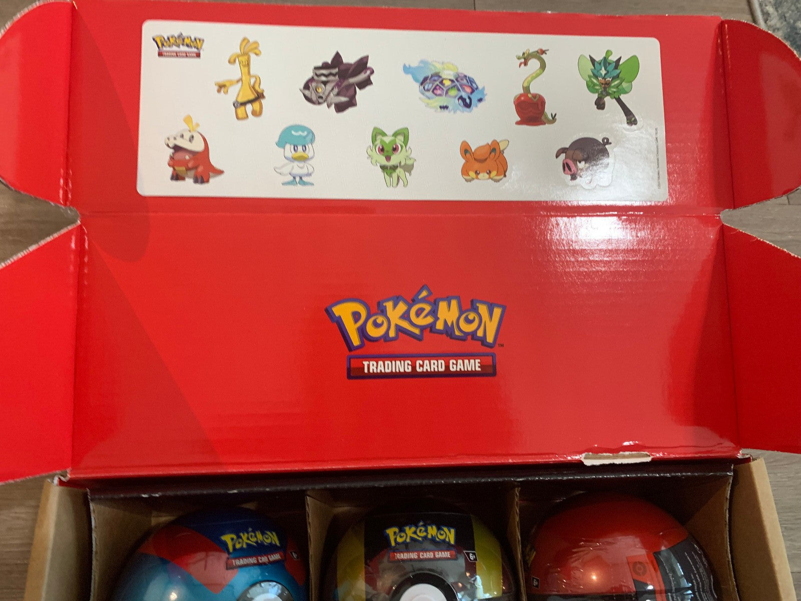 Pokémon TCG Poké Ball Tin 3-Pack Bundle 2024 Amazon Exclusive New Factory Sealed