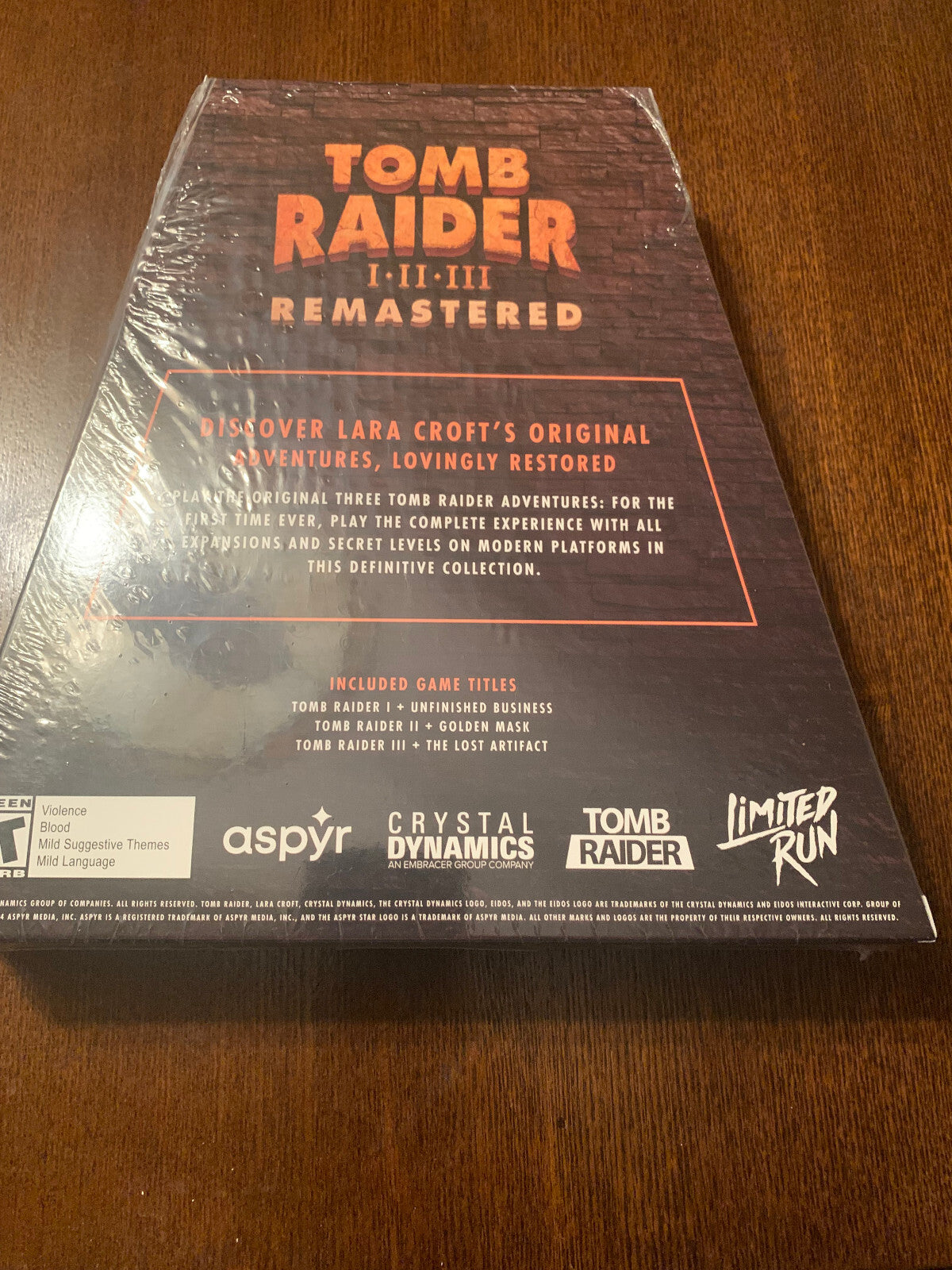 Tomb Raider I-III Remastered LRG PS5 All 3 Event Exclusive Box New Sealed