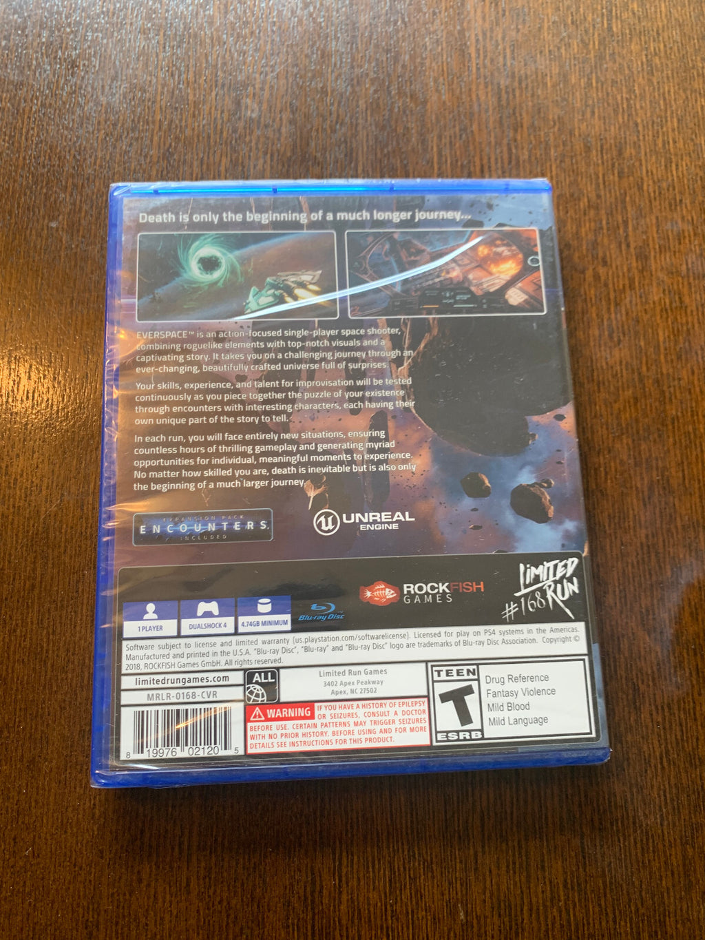 Limited Run #168: Everspace Galactic Edition (PS4) Playstation 4 New Sealed