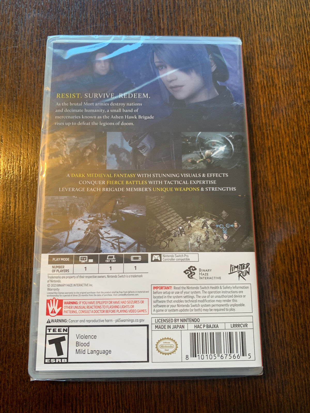 Limited Run Redemption Reapers Nintendo Switch Brand New