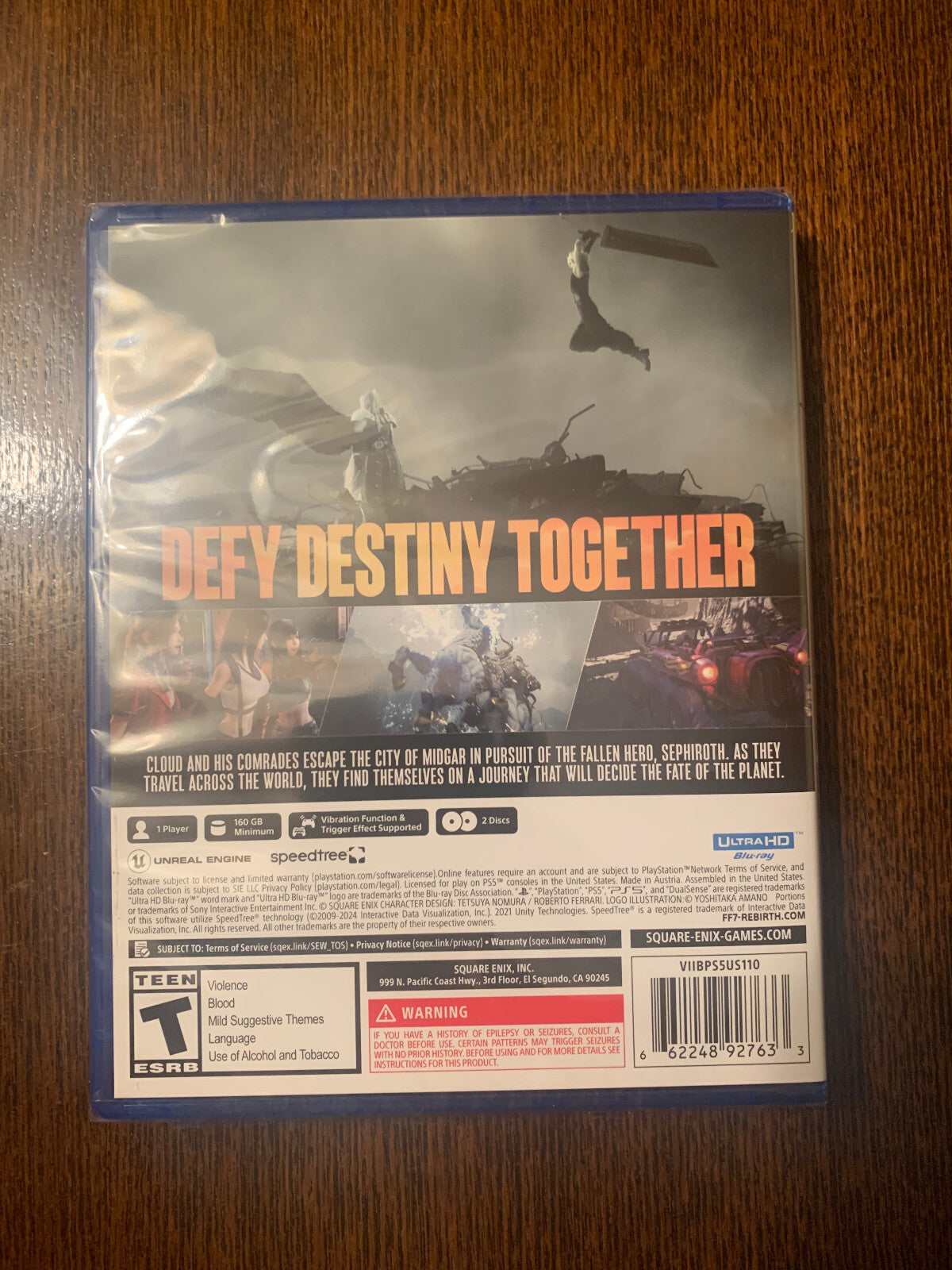 Final Fantasy VII 7 Rebirth - PlayStation 5 PS5 Brand New Factory Sealed