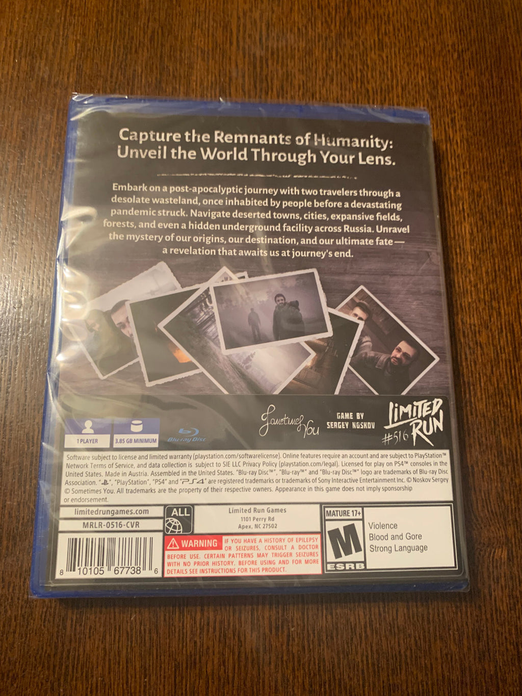 Limited Run #516 35MM PS4 Playstation 4 LRG Brand New Factory Sealed