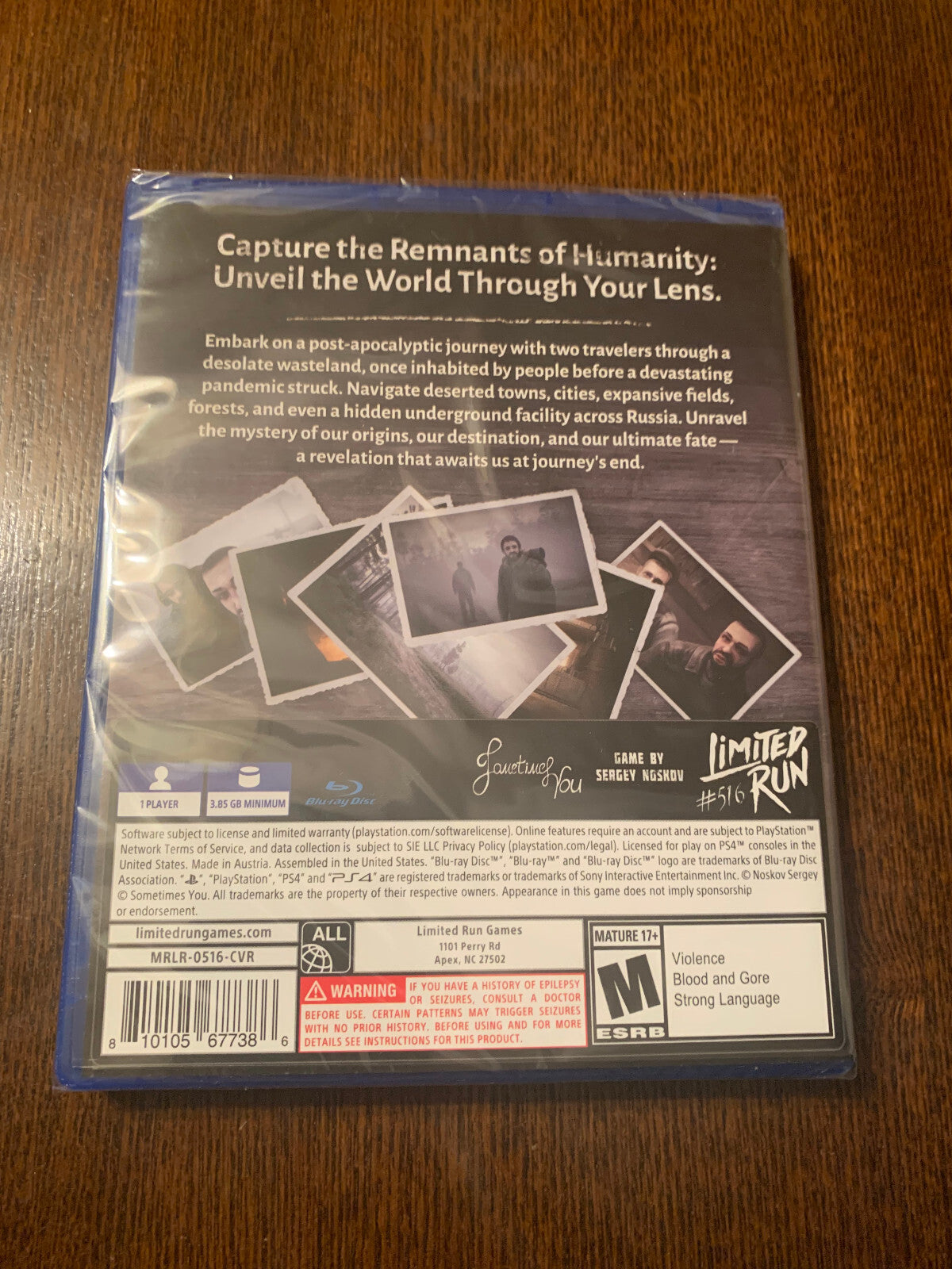 Limited Run #516 35MM PS4 Playstation 4 LRG Brand New Factory Sealed