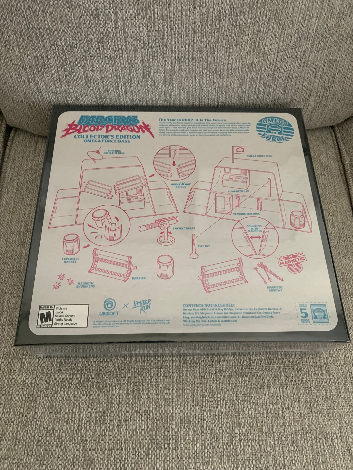 Limited Run #558 Far Cry 3 Blood Dragon Collector's Edition PS4 + PS5 New Sealed