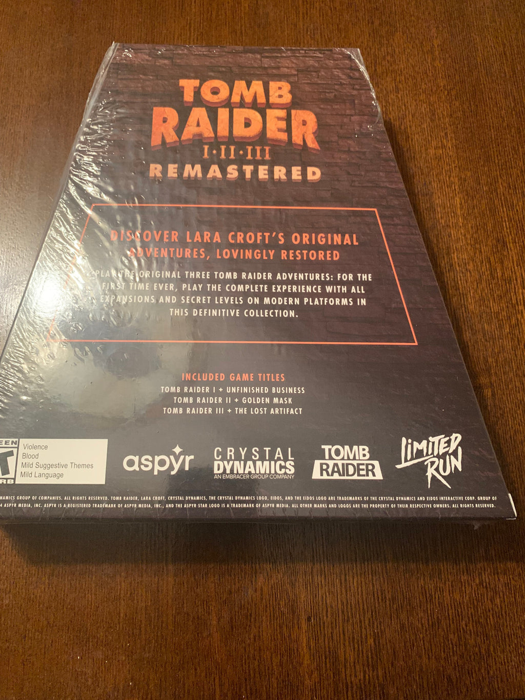 Tomb Raider I-III Remastered Convention Exclusive TR1 Cover PS5 Playstation 5