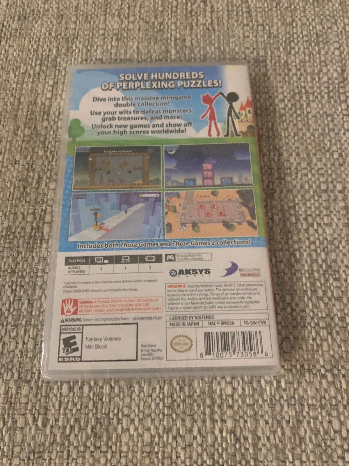 Those Games 1 + 2 Nintendo Switch NSW New Sealed