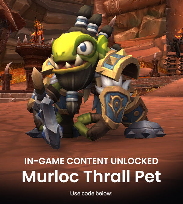 Thrall Murloc Gill'el Pet In Game World Of Warcraft Plush Code CODE ONLY