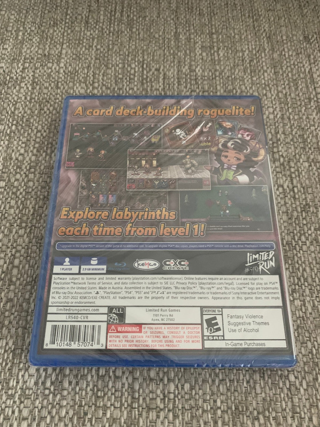 Overrogue PS4 + PS5 Playstation 4 + 5 Limited Run #540 New Sealed