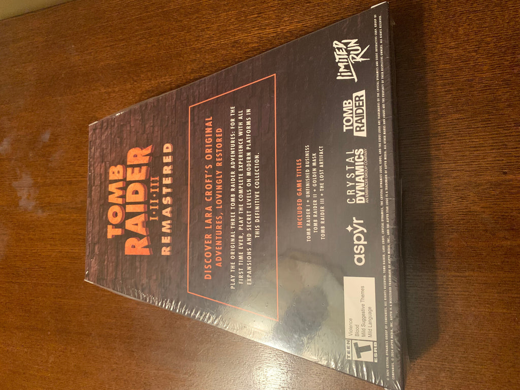 LRG Xbox Tomb Raider I II III Remastered All 3 Event Exclusive Box New Sealed