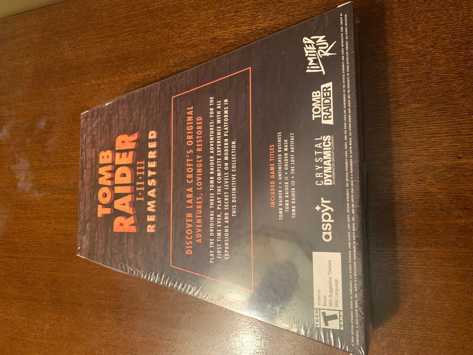 LRG Xbox Tomb Raider I II III Remastered All 3 Event Exclusive Box New Sealed