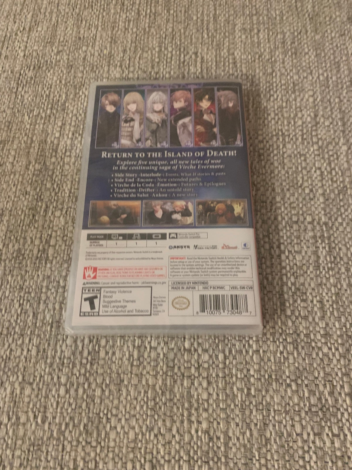 Virche Evermore EpiC: Lycoris Nintendo Switch NSW Brand New Factory Sealed