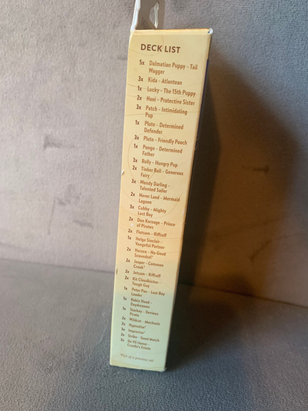 Disney Lorcana TCG Into the Inklands Starter Deck Amber & Emerald NEW