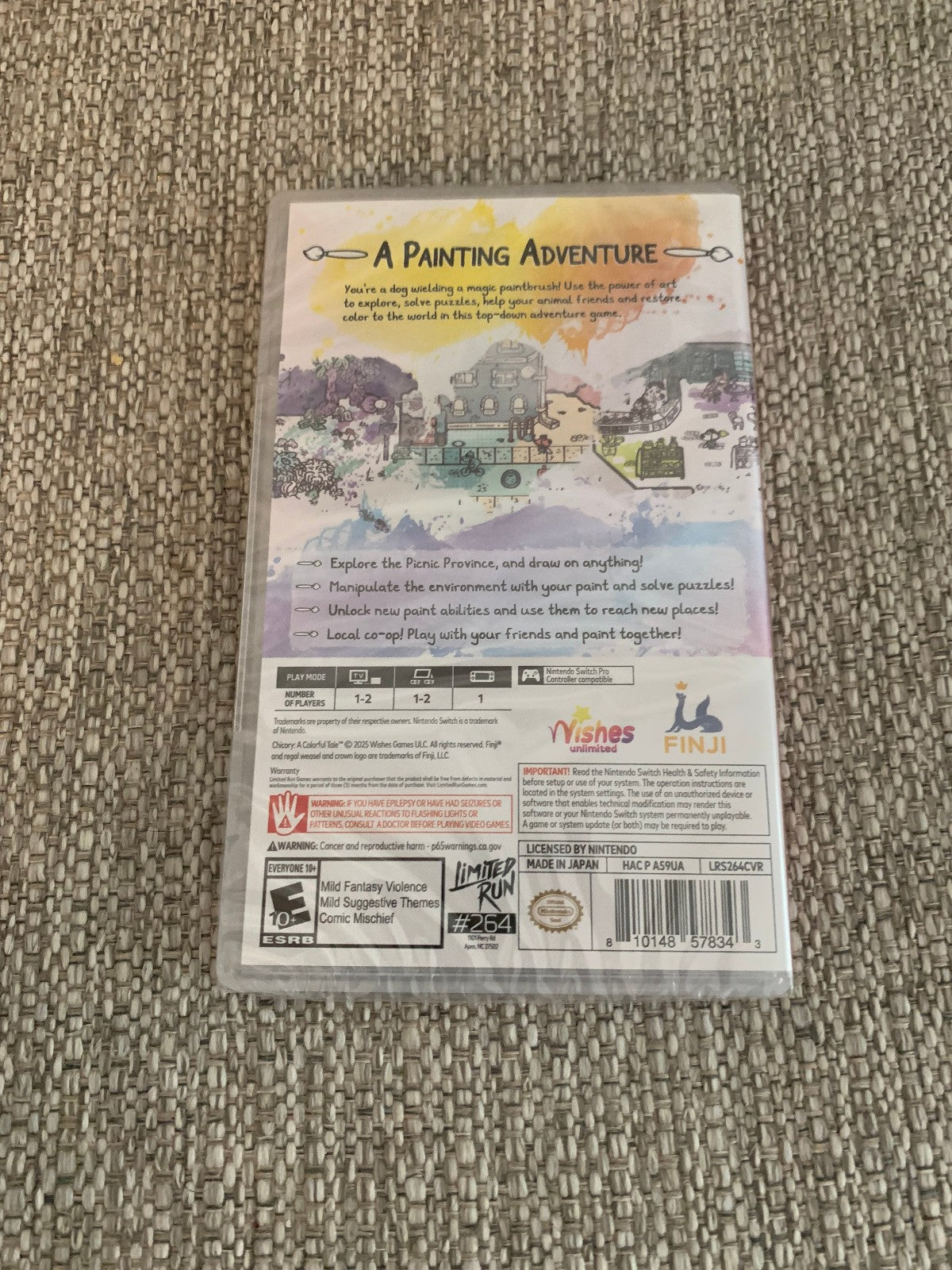 Chicory A Colorful Tale Switch Limited Run Games #264 Nintendo New Sealed