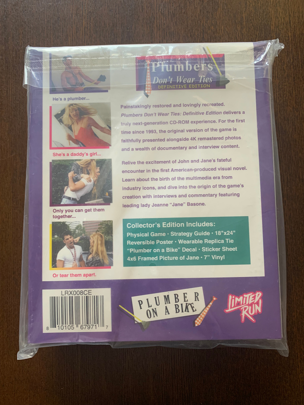 Limited Run #8: Plumbers Don’t Wear Ties Xbox Collector's Edition New Sealed