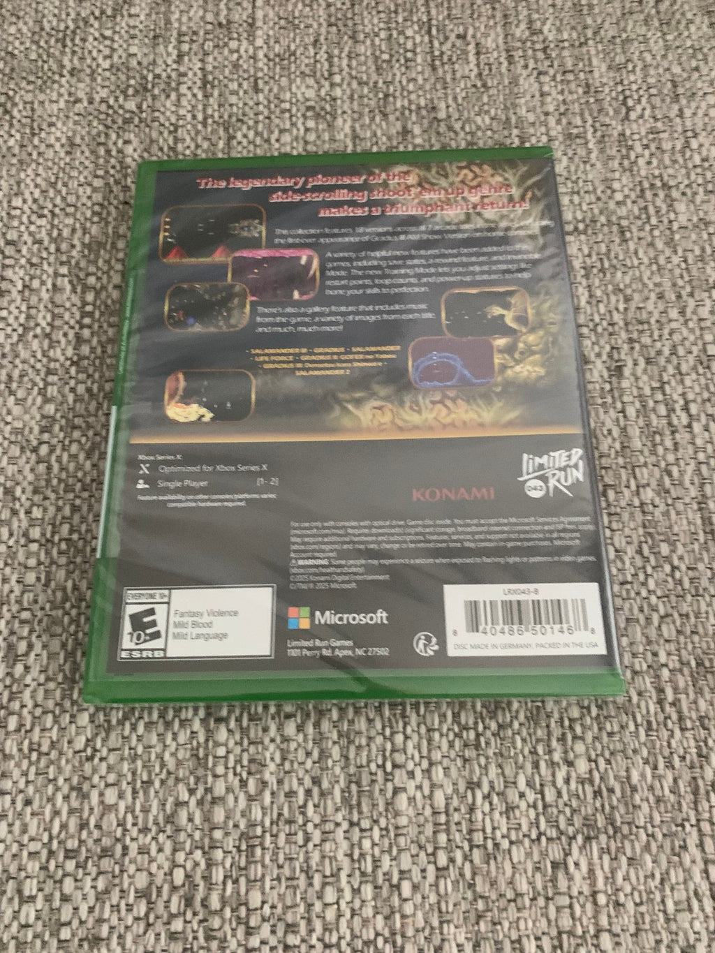 Limited Run #43 Gradius Origins Gradius 3 Cover Microsoft Xbox Series X