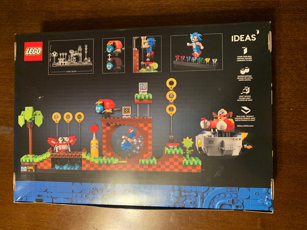 LEGO Ideas Sonic The Hedgehog Green Hill Zone 21331 Collectible Set NEW Retired