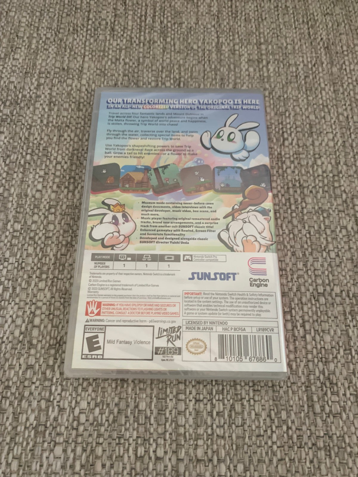 Trip World DX Standard Limited Run #189 Nintendo Switch
