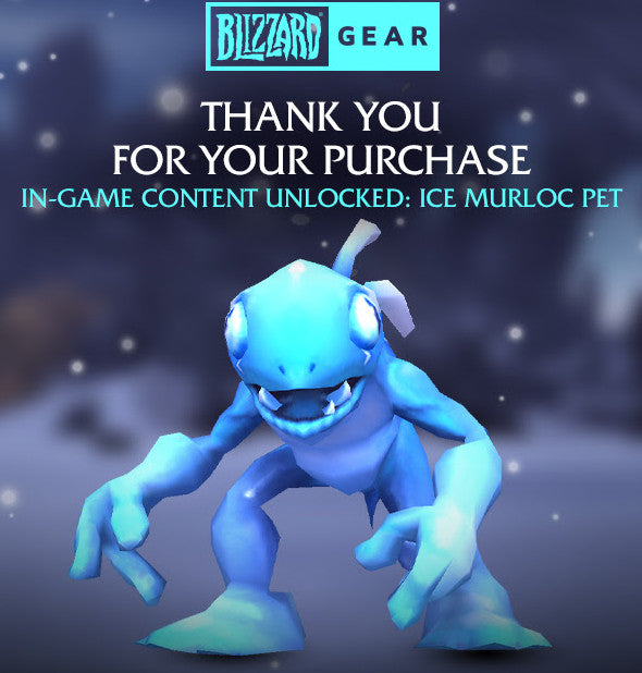 World of Warcraft Ice Murloc Brrrgl Pet Code from Funko Pop CODE ONLY
