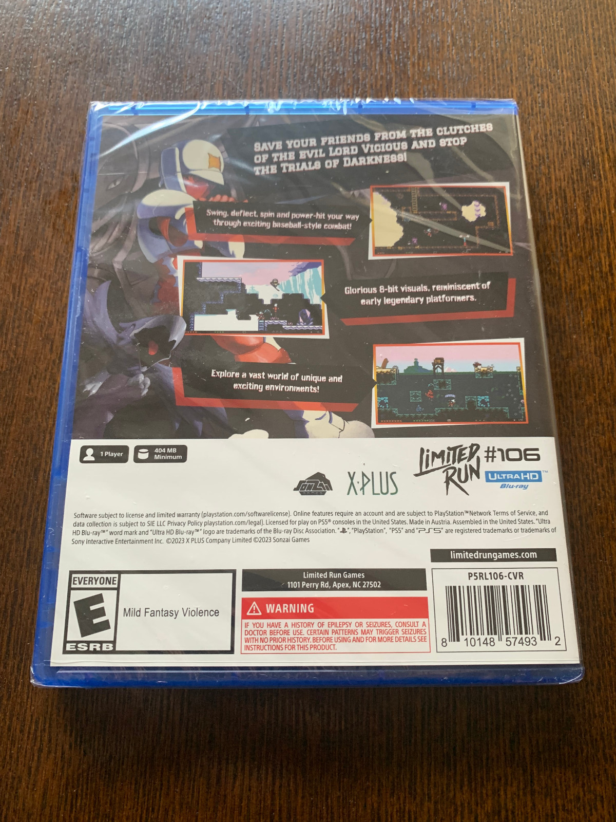 Limited Run #106: Bat Boy Batboy PS5 Playstation 5 Brand New Sealed