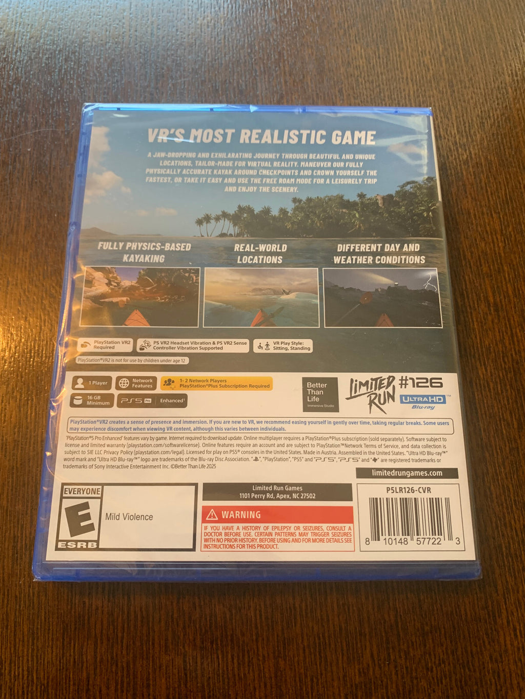 Limited Run #126: Kayak VR: Mirage PS5 Playstation 5 Brand New Sealed