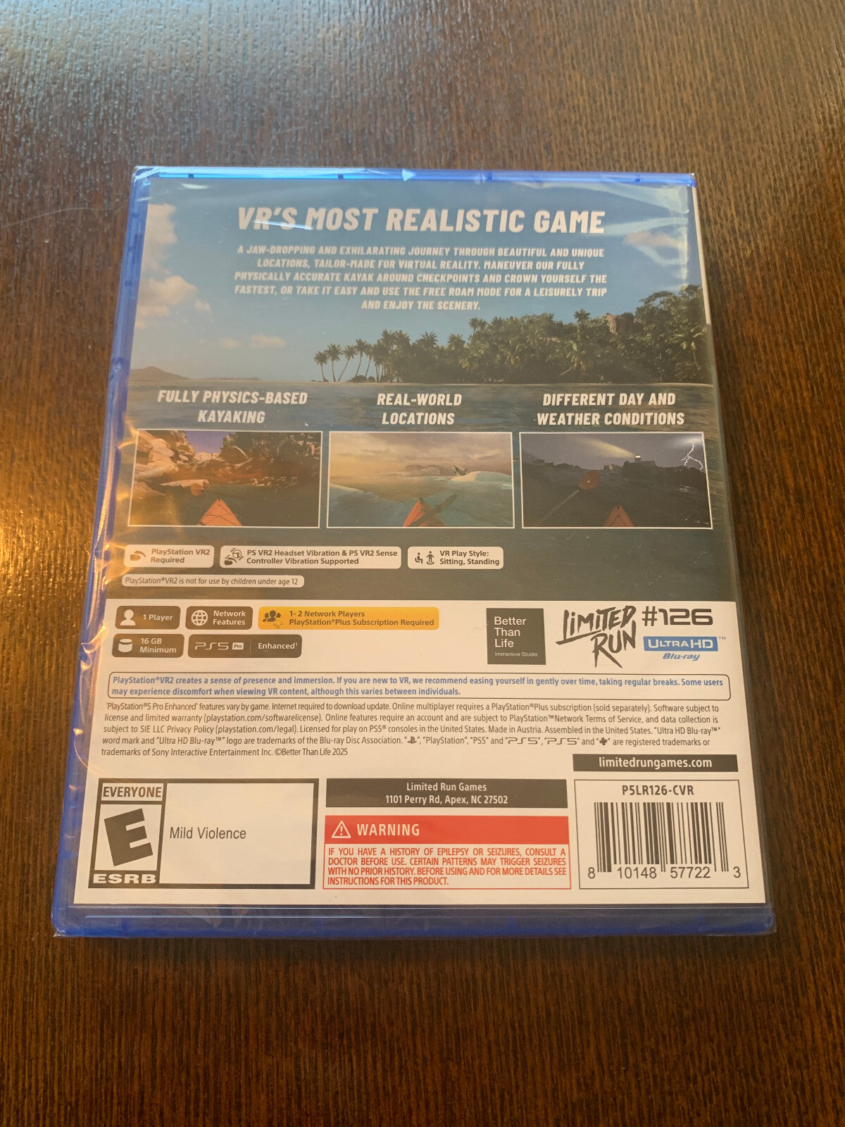 Limited Run #126: Kayak VR: Mirage PS5 Playstation 5 Brand New Sealed