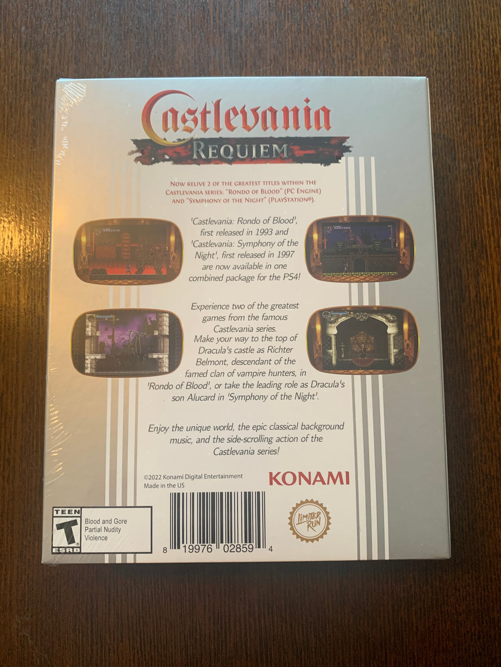 Limited Run Games #443 Castlevania Requiem Classic Edition PS4 PlayStation 4 New